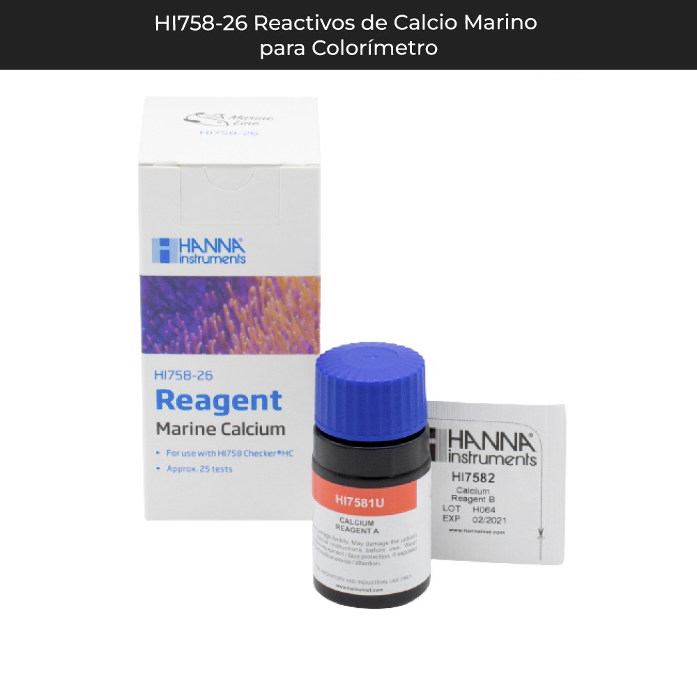 HI758-26 Marine Calcium Reagents for Hanna Colorimeter