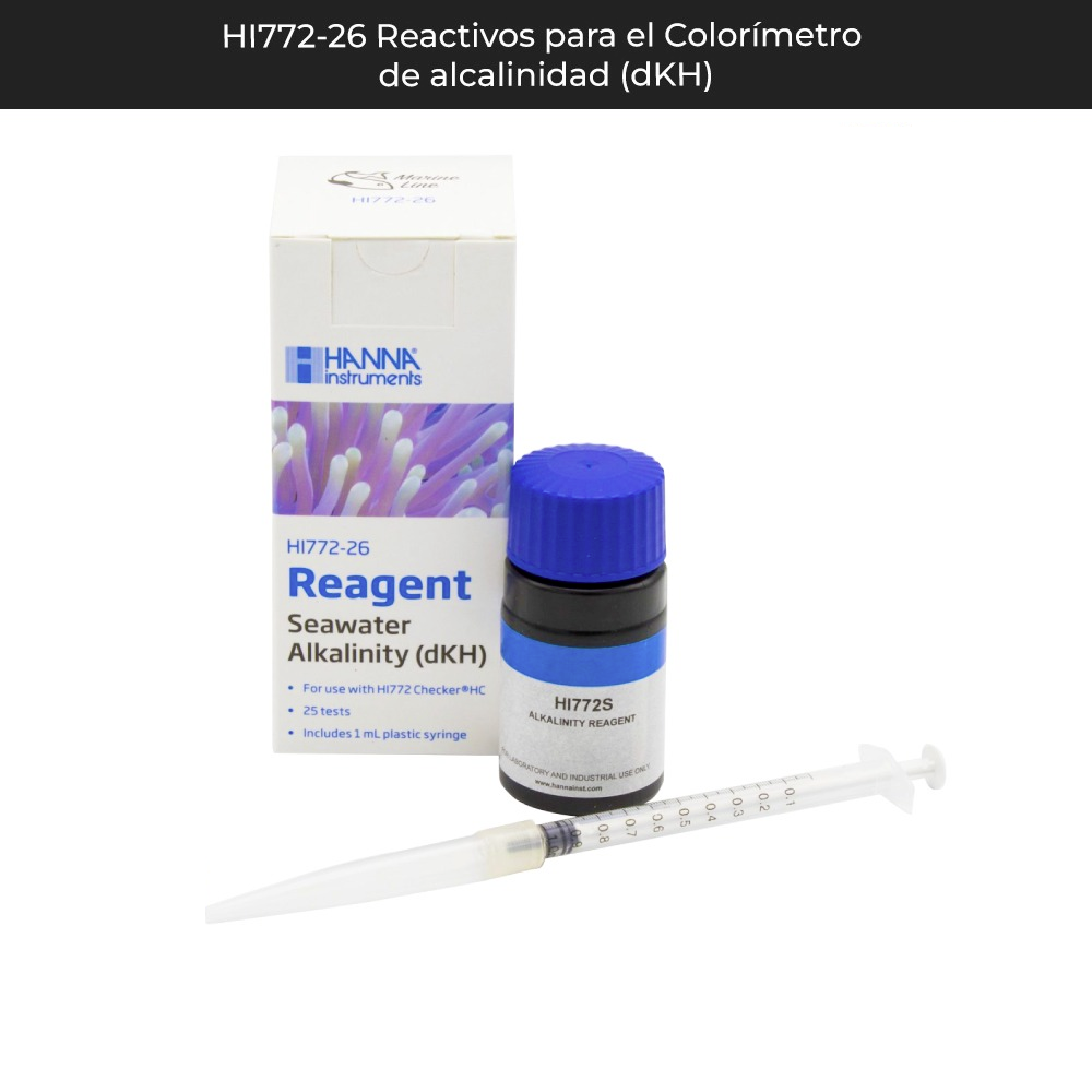 HI772-26 Hanna Alkalinity (dKH) Colorimeter Reagents