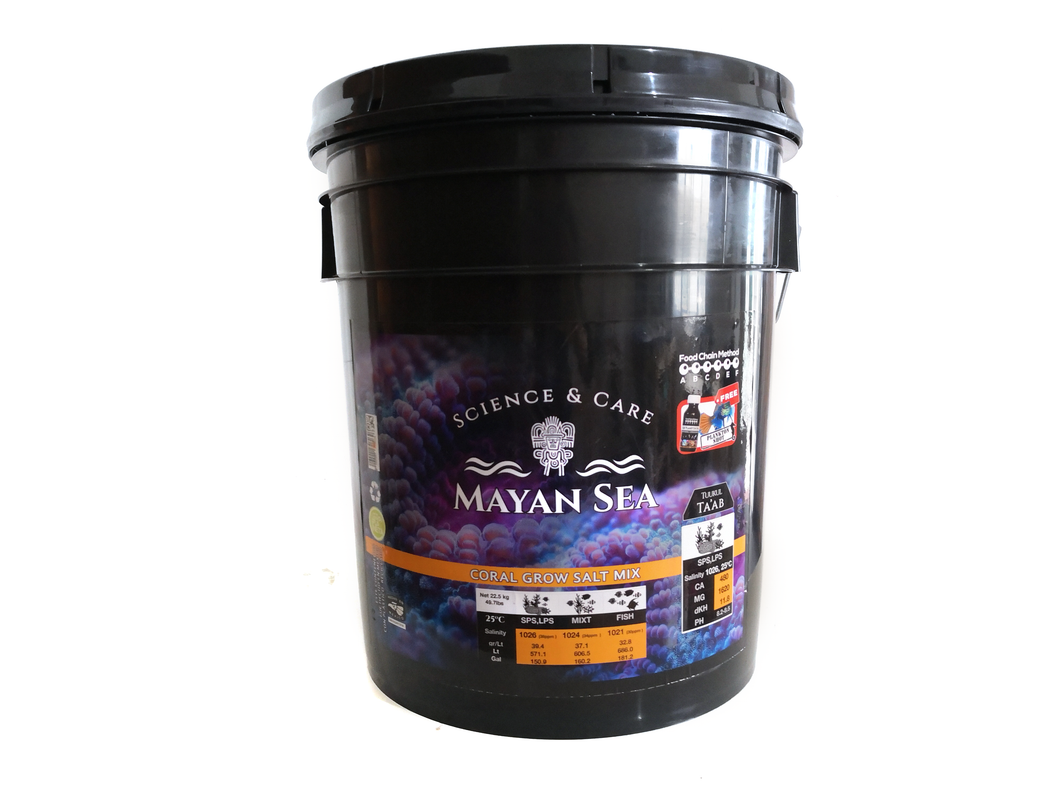 Coral Grow Mayan Sea Salt 22.5Kg - 600Lt