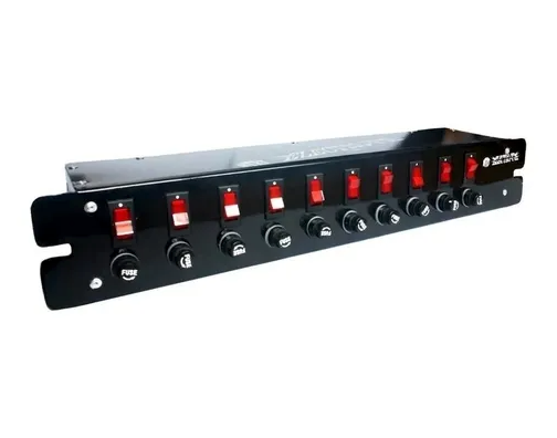 Switchera Multicontact Bar - 10 Contacts with Independent Fuses